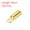 Gold, variant on 100Pcs Cord End Caps 2mm End Cap Barrel Beads Kumihimo End Caps Brass for Jewelry Making 2.5mm Length White
