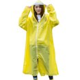 thumbnail image 2 of Oefntac Rain Ponchos Women Hooded Rain Ponchos EVA Zipper Windbreaker Raincoat Rainwear, 2 of 8