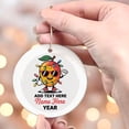 thumbnail image 4 of Mango Christmas Ornament Gifts for Baby Boy Girl Friends Besties, Vegetable Lovers Christmas Ornament Tree, Custom Name Text Mango Fruits Lovers Christmas Ornaments, 4 of 5