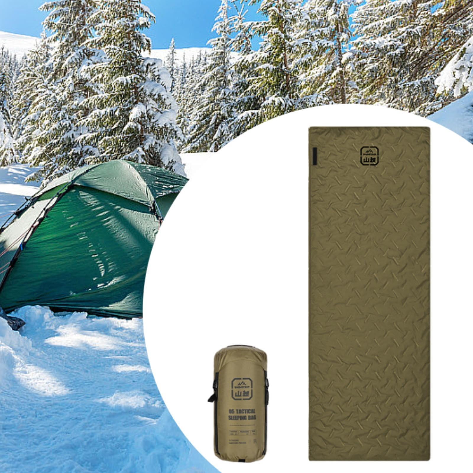 Wswqop Portable Sleeping Bag Equipment Waterproof Versatile Supplies Accessories Warm Left