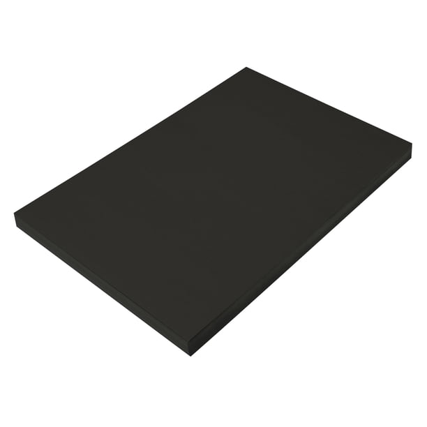 Papel de construcción Prang negro 12 x 18, 100 hojas
