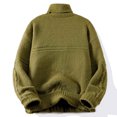 thumbnail image 4 of Men's Thickened Turtleneck Knit Pullover Sweater Winter Long Sleeve Heavyweight Warm, 4 of 4