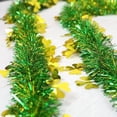 thumbnail image 5 of 6.66/33.3 FT Valentines Day Easter St. Patrick's DayGarland Decor Red Pink Purple Heart Tinsel Garland Metallic Glitter Hanging Garlands Valentines Day Decorations for Tree Mantel Home Indoor Wedding, 5 of 9