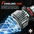 thumbnail image 5 of Fit Chevy Suburban 2007-2014 LED Headlight Hi/Low Beam Fog Light Bulbs Kit Canbus Error Free, 5 of 17