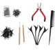 thumbnail image 3 of juego de herramientas para extensiones de cabello, cuentas para extensiones de cabello, herramienta para enhebrar el cabello, gancho de crochet, 3 of 5