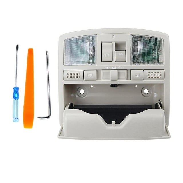 Overhead Consoles Gray Automotive Parts With Sunroof Reading Lights Console 2009-2011 Reading Light Accessories Replacement