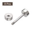 thumbnail image 3 of Unique Bargains 8Pack Métal Sac Sangle Connecter Boucles, 19x29mm Bourse Vis de Fixation Rivets (Ton Argent), 3 of 7