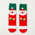 thumbnail image 2 of Kids Baby Girls Boys Christmas Thermal Sleeping Knee High Slipper Socks Soft Sole Stockings, 2 of 9