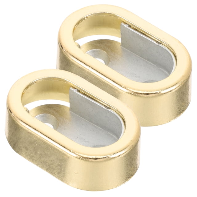 FENGGUIQU 2Ud Soporte Dorado Para Barra De Closet Con Y Material Resistente En Casa