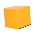 thumbnail image 3 of Lipstore Accessoires de Tabouret Cube Brique de Salon pour Bureau Habillage Étirement Jaune, 3 of 8