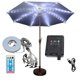 thumbnail image 4 of Cadena de luces de paraguas solar para exteriores | Modos LED 8x13 | Carga USB y Solar | Control remoto | Lámpara de Tienda de Playa de Patio Impermeable | Se adapta a un paraguas de 6-10 pies, 4 of 9