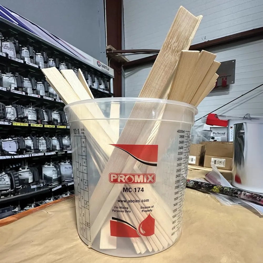 12" Inch Eco-friendly Grade Bamboo Paint Sticks - (Pack -1000 Sticks) Stirrers / Paddle to Mix Epoxy Resin or Paint (57023)