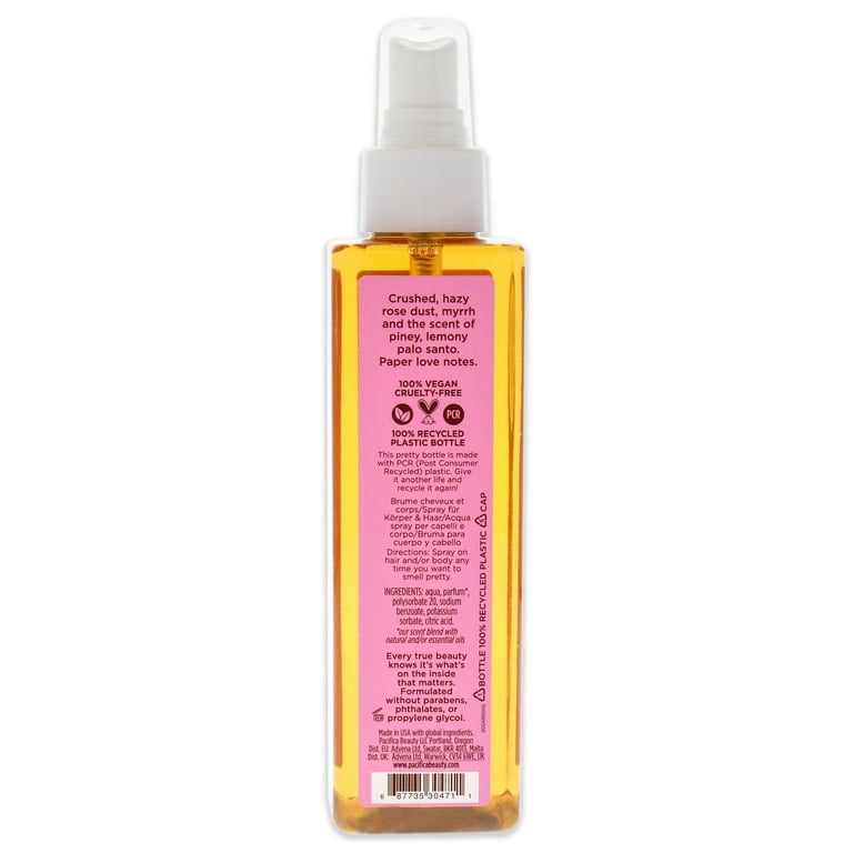 Pacifica Kindred Spirit Hair and Body Mist - Rose Dust, 6.9 oz