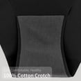 thumbnail image 4 of 6 Pack Sexy G-String Thongs for Women T-back No Show Seamless Low Rise Hipster Underwear, 4 of 5