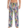thumbnail image 1 of Fotbe Llamas Colorful Pantalones de Pijama para Hombre, Pantalones de Dormir, Pantalones de Casa con Cintura Ajustable y Bolsillos-Medium, 1 of 6