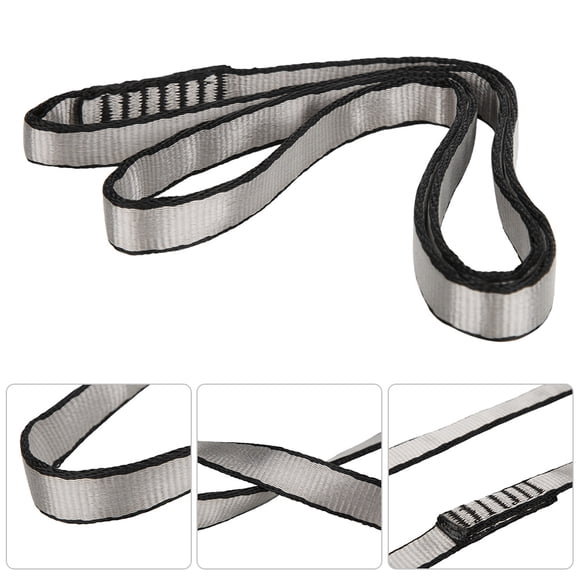 Cinturón Para Montañismo Dispositivo Para Montañismo Cuerda Para Escalar 22KN / 4840lb 16mm Poliéster Rock Climbing Belt Sling Cord Para Montañismo Rappel Senderismo