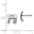 thumbnail image 3 of Finest Gold Stainless Steel Polished Music Note Post Earrings, 3 of 3