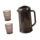 thumbnail image 5 of Jarra de agua de 2 tazas, fácil de llenar, hermética con tapa, ideal para té helado (1700 ml). Marrón oscuro, 5 of 9