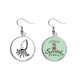 thumbnail image 1 of Pulpo Marine Life Cartoon Illustration Colgante decorativo temporada pendientes de primavera joyas Unbranded M, 1 of 3