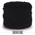 thumbnail image 1 of Nvzi Hilo grueso de punto, 3 ovillos (165 gramos cada uno, un total de 510 gramos) - perfecto para suéteres cómodos, mantas y accesorios de invierno, color negro., 1 of 1