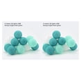 thumbnail image 4 of Injueey 20 LED Bola de algodón Decoración de vacaciones para el hogar Lámpara de cadena colgante para fiesta Boda Luz ambiental Verde fresco USB 2Conjunto, 4 of 6