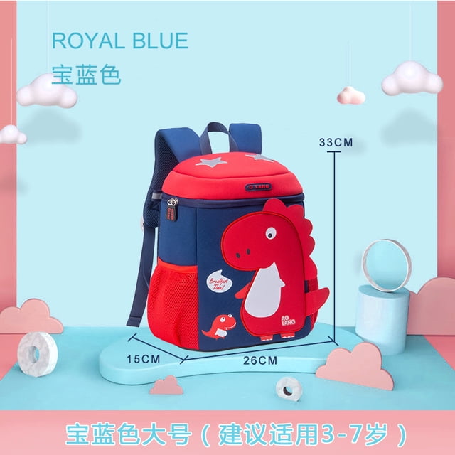 Mochila para niños pequeños, escuela primaria, jardín de infantes, bolsa de dinosaurio, bolsa de clase pequeña