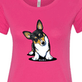thumbnail image 4 of Inktastic Tri Color Corgi Women's T-Shirt, 4 of 5