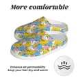 thumbnail image 6 of Haiem Colorful Duck Print Women's Fuzzy Memory Foam House Slipper Cozy Home Footwear Non-slip Winter Slippers-39/40, 6 of 7