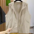 thumbnail image 2 of Unir Breathable Outdoor Hiking Vest for Women, Hooded Zip Up, Mesh Lined Sun Protective Outerwear, 1 Piece, M-XXXL, Plus Size Friendly, 2 of 4