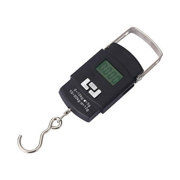 Clerance! Black Hand-Held Electronic Scale 50kg Hand-Held Electronic Scale For Easy Shipping