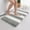 Gray, variant on Extra Thick Plush Bathroom Rugs Non Slip Absorbent Soft Microfiber Bath Mat Machine Washable Fluffy Shaggy Rug 17x24 Black and White