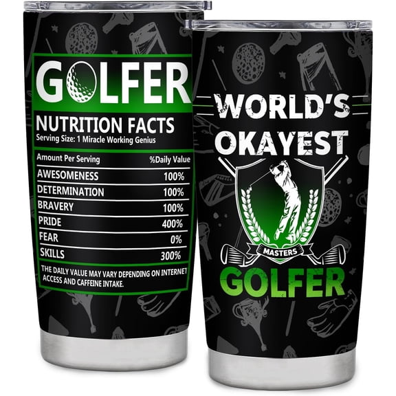 Golf Gifts for Men: Funny 20oz Tumbler - Cool Golfer Gift for Dad, Husband or Golf Lovers - Birthday &