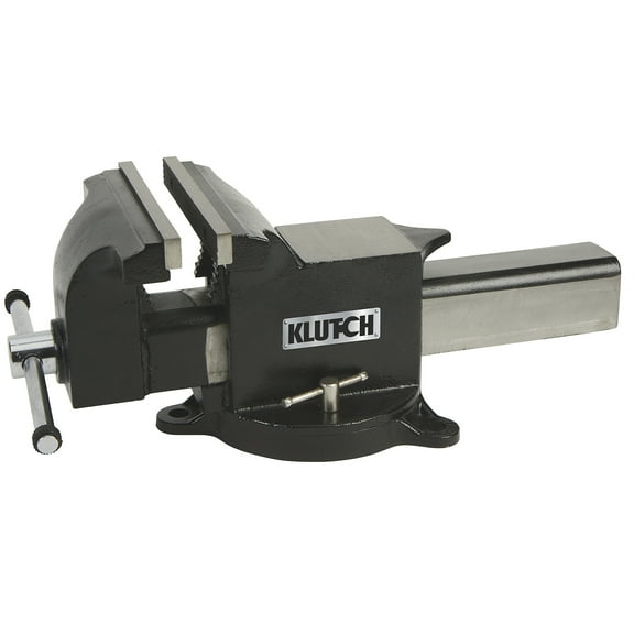 Klutch Heavy-Duty Bench Vise, 8in. Jaw Width, Model# AT-HDV-08