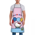 thumbnail image 4 of Custom Bib Hello Kitty Anime Aprons Men Women Unisex Adult Chef Cooking Kitchen Cartoon Tablier Cuisine Baking, 4 of 6