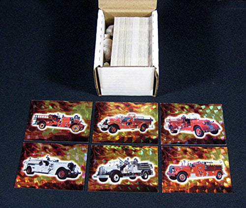 Fire Engines series four Prism Card # 1 