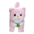 thumbnail image 3 of Juguete electrónico de simulación de gato que camina con función de cola de meneo suave con Rosa, 3 of 9