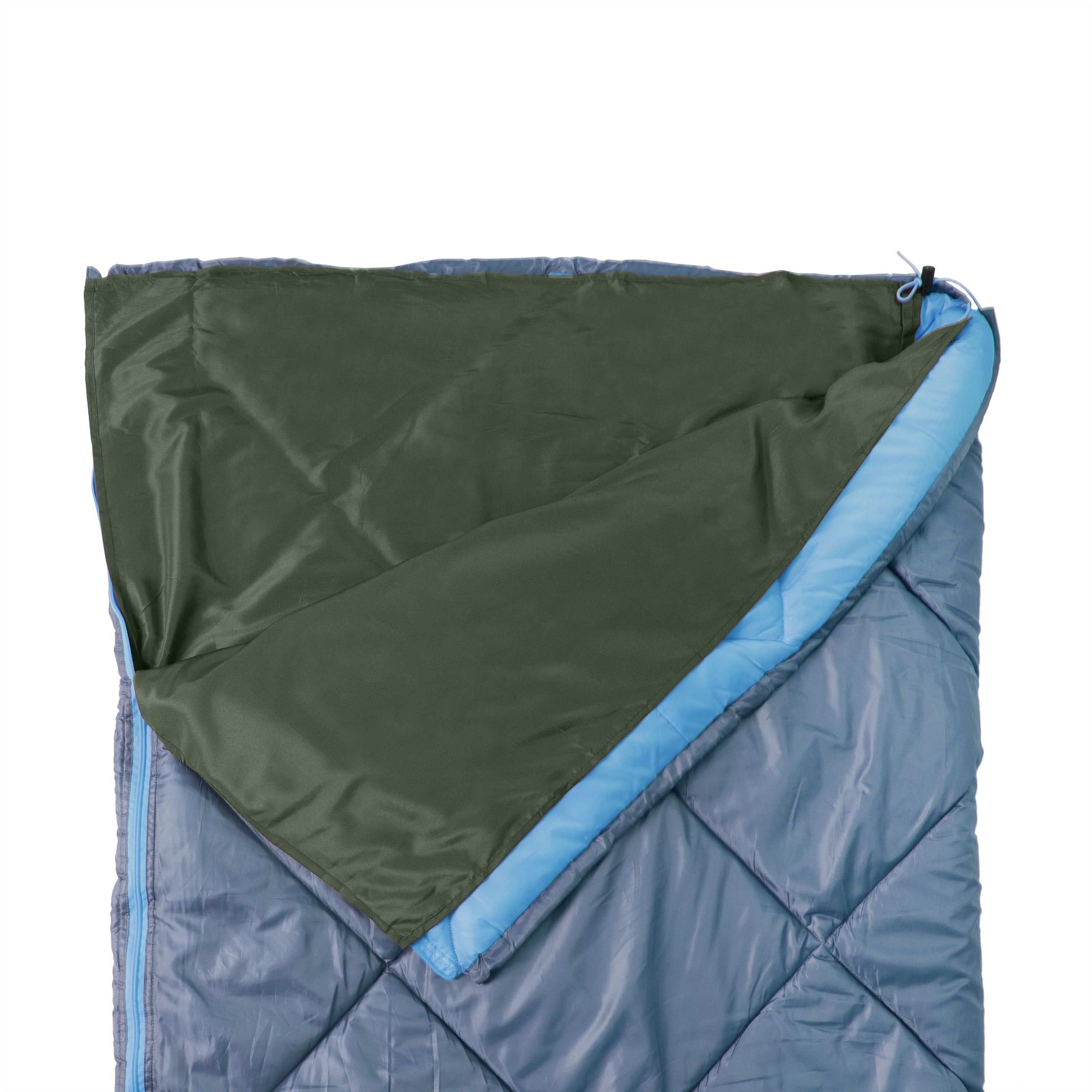 Ozark Trail  Polyester Outdoor Camping Sleeping Bag Liner Sheet, Green (78 in. Length x 33.5 in. Width)