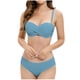 thumbnail image 2 of Traje de baño para mujer, bikini de tirantes sin espalda de color liso para mujer, trajes de baño para mujer, conjuntos de bikini para mujer, trajes de baño de bikini para mujer, 2 of 8