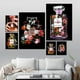 thumbnail image 4 of Pintura en lienzo con grafiti y botella de perfume para mujer moderna, arte de pared nórdico con flores, póster de lujo e impresiones, imágenes para decoración del hogar, 4 of 5