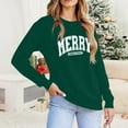 thumbnail image 6 of Neewe Women's Oversized Sweatshirt Christmas Crewneck Long Sleeve Casual Loose Pullover Tops, 6 of 8