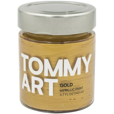 UPC: 8034143043381 | Tommy Art Metallic Chalk Paint 140ml-Gold