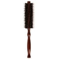 thumbnail image 2 of Round Barrel Anti-Slip Handle Design Comb, Nano Technology Hair Curling Comb, Anti-Static for Blow Drying, Curling&Straightening Barber Styling Tools, 2 of 7
