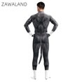 thumbnail image 5 of Traje de gato de animales de Zawaland para pareja, disfraz de lobo de nieve con cremallera en la entrepierna y cola, traje de cosplay para fiesta de Halloween, mono Zentai, 5 of 5