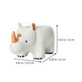 thumbnail image 3 of White Ceramic Flower Pot for Small Desk or Window Decor Ideal for Planting Succulents 4.5 Inches, 3 of 6