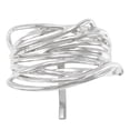 thumbnail image 1 of Ofertas Únicas 1 Pc Clip para Cabello con Hebilla de Cola de Caballo Líneas Irregulares para Mujeres Tono Plateado, 1 of 6