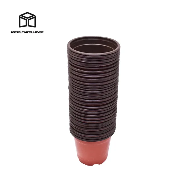 PURELY- 100Pcs Plastic Garden Seedlings Pot Container Pots Nursery Up Plant Flower