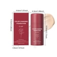 thumbnail image 3 of 2pcs Color Changing Foundation, Skin Tone Adapting Liquid Foundation for Natural Finish, Lightweight Buildable Coverage, SPF 15 Makeup for All Skin Types, 1 Fl Oz, 3 of 8