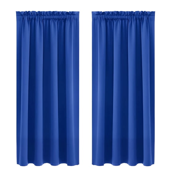 AUQ Blackout Curtains - Thermal Insulated Noise Reducing Energy Efficiency Small Window Decor for Kitchen Bedroom Bathroom,37"es Wide x 44"es Long