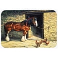 thumbnail image 1 of Carolines Treasures BDBA0087LCB Cheval et Poulets par Daphne Baxter Verre Grande Planche à Découper, 1 of 2