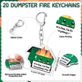 thumbnail image 4 of Set de regalo Sayglossy Dumpster Fire llaveros con bolígrafos, 4 of 8